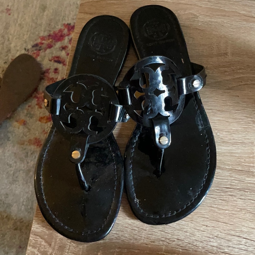 Black Tory Burch Sandals Size 7.5